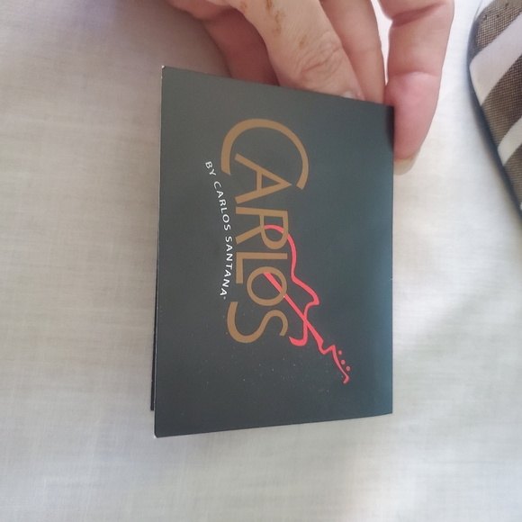 Carlos Santana White Black Metallic Zebra Heels - Picture 8 of 10